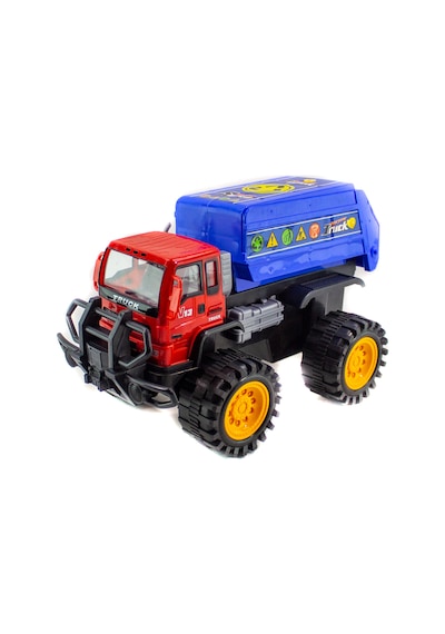 Oyuncak Çöp Kamyonu Büyük Boy Sürtmeli 30 Cm