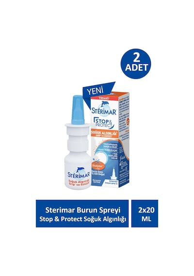 Sterimar Burun Spreyi Stop & Protect So-uk Algınlı-ı 20 Ml 2 Adet