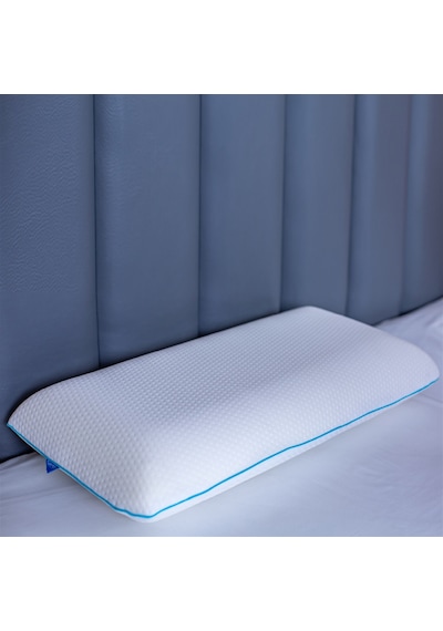 SimpleThePillow Oval Klasik Visco Yastık Memory Foam Boyun Yastığı Hafızalı Yastık 60*40*12