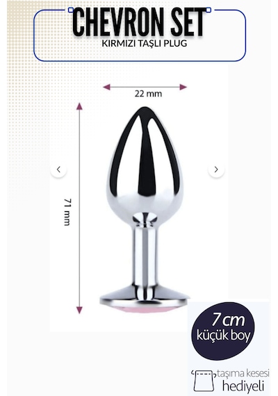 Avantajlı 3 Lü Paket: A+ Kayganlaştırıcı Jel + Kırmızı Taşlı Plug + Temizlik Pompası