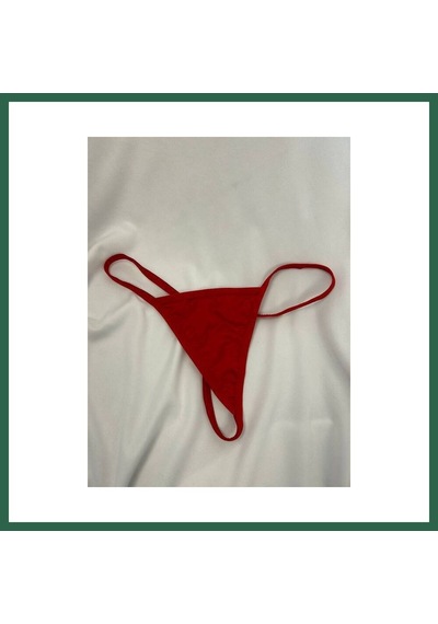 Bezos Kırmızı Tanga Külot String Bzs01