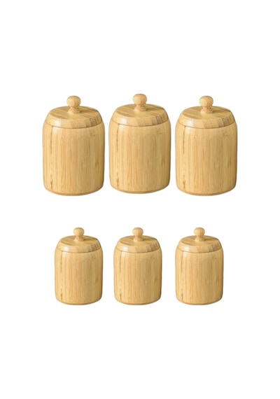 6 Lı Bambu Baharat Seti, Baharatlık Sarı