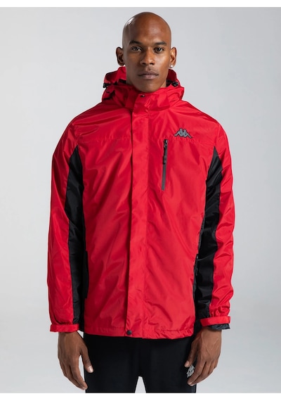 Kappa Kırmızı Erkek Mont 361n1pwxks Authentıc Rıka Siyah