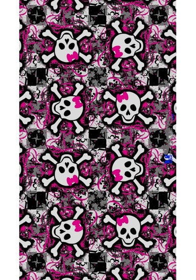 Buffalo Bandana Skull Kittys Siyah