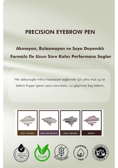 Farmasi Precision Kaş Kalemi Ebony