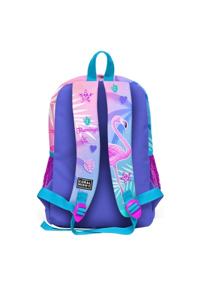 Coral High Kids Lavanta Pembe Flamingo Desenli 3 Lü Okul Çanta Seti Set0123705