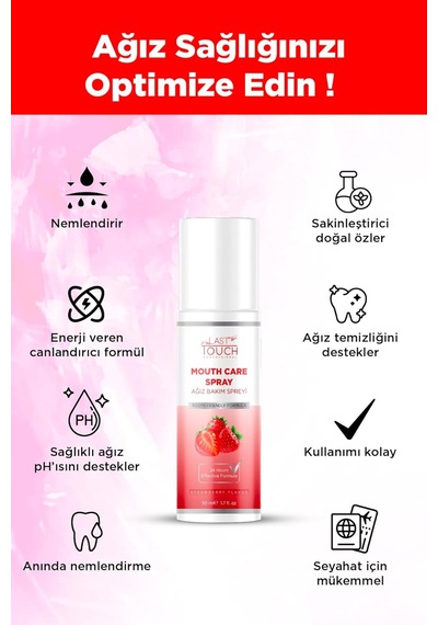 Tr Nefes Tazeleyici, Ağız Kokusu Önleyici Sprey 50 Ml Çilek