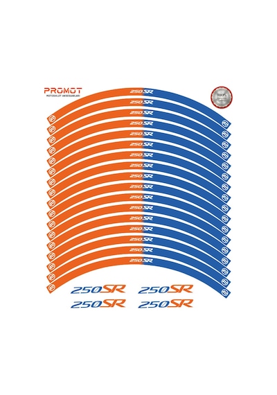 Motosiklet Jant Şeridi Cf Moto 250 Sr 4 Nötr