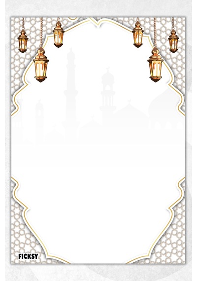 A5 İslam Bloknot Çizgisiz Defter - 50 Yaprak - Notepad - Memopad - Not Kağıdı - 1617 Çok Renkli