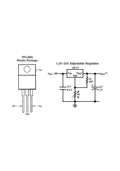 Lm317T Voltaj Regülatör Entegresi Ayarlı Güç Kaynağı İçin