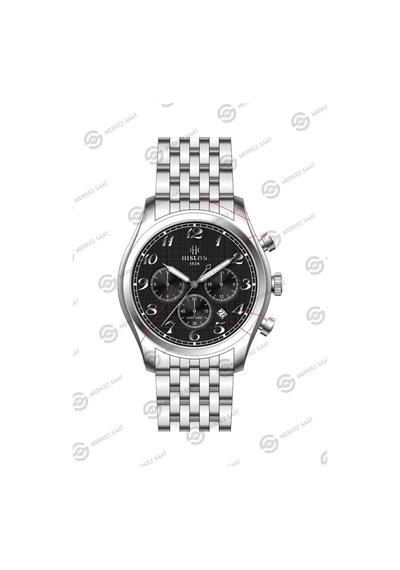 Hislon Men's Date Dt171s-04ss Gri