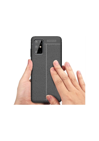 Galaxy S20 Plus Kılıf Zore Niss Deri Desenli Silikon Kılıf