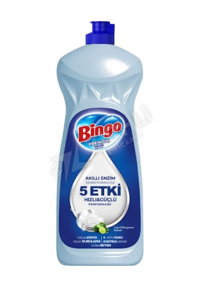 4 Adet Bingo Premium Sıvı Bulaşık Deterjanı Lime&bergamot 650 Ml