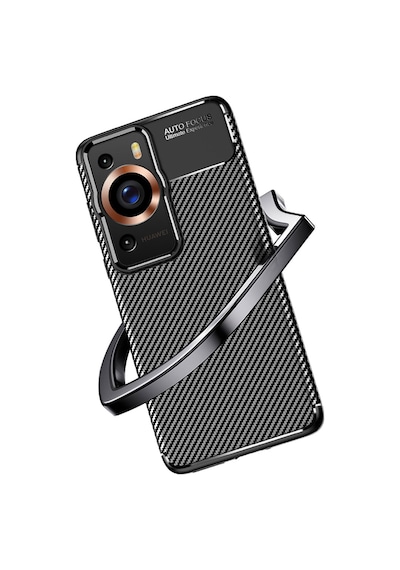 Huawei P60 Pro Kılıf Tchs Negro Silikon Kapak - Siyah Siyah