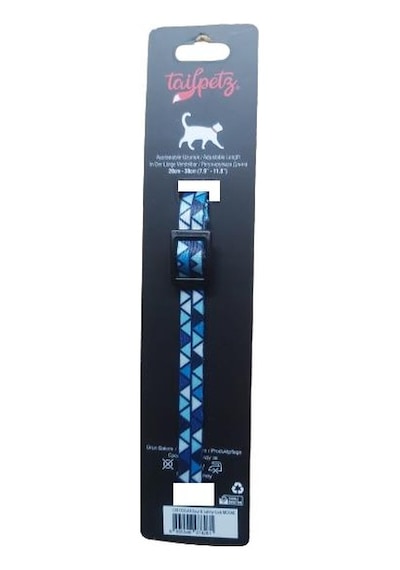 Tailpetz Cat Color Easy & Safety Lock Mosaic Ayarlanır Kedi Boyun Tasması