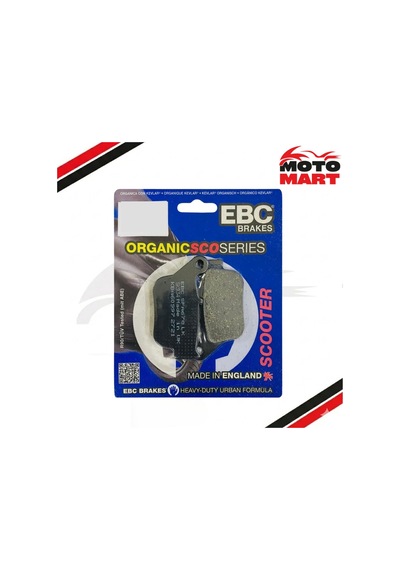 Yamaha X-max 250 2014-2017 Abs Siz Arka Fren Balatası Ebc-t03574