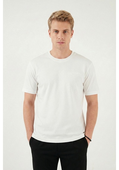 Buratti Erkek T Shirt 5904095 Ekru Ekru