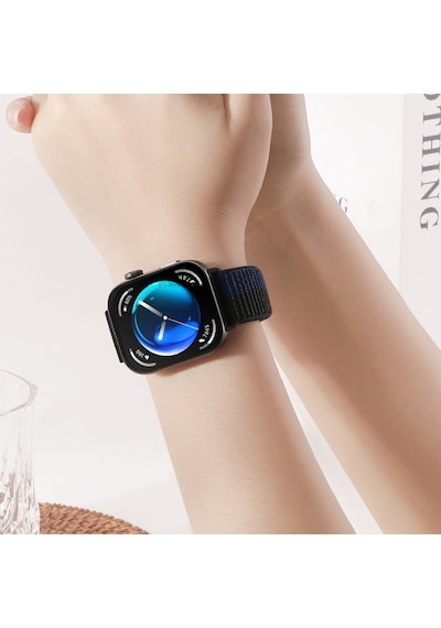 Huawei Watch Fit 4 Fit 4 Pro Fit 3 Uyumlu Ayarlanabilir Cırt Cırtlı Yumuşak Spor Kumaş Örgü Kordon