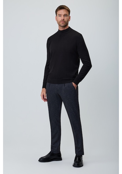 Morven Erkek Siyah Basic Yarım Balıkçı Yaka Dinamik Fit Triko 27kc017001001 Siyah Morven Erkek Siyah Basic Yarım Balıkçı Yaka Dinamik Fit Triko 27kc017001001 Siyah