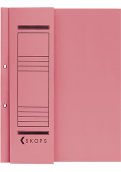 Yarım Kapak Kapsüllü Karton Dosya  500 Adet Pembe