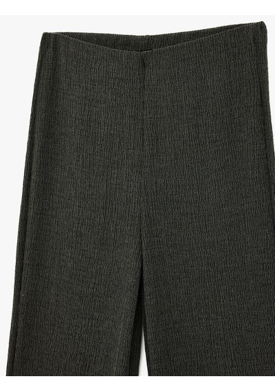Koton Viskon Karışımlı Klasik Kesim Slim Fit Pantolon Antrasit 6sak40032ek Antrasit