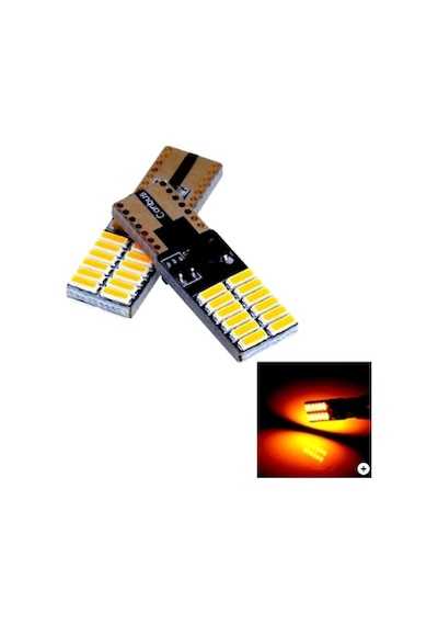 Turuncu T10 Samsung Chip Led 48 Ledli Park Ampülü