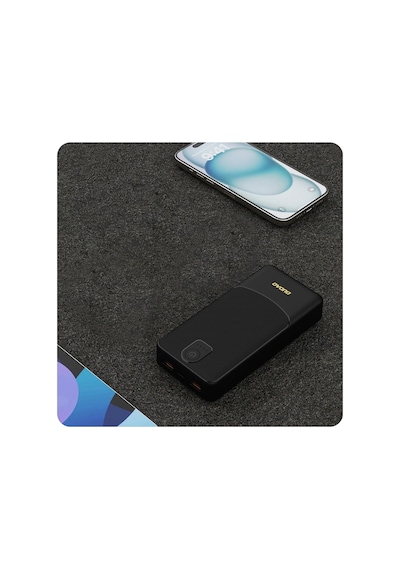 Go İthalat Powerbank Dudao K10pro 2.4a 20000mah 2 X Usb-a - Siyah Black