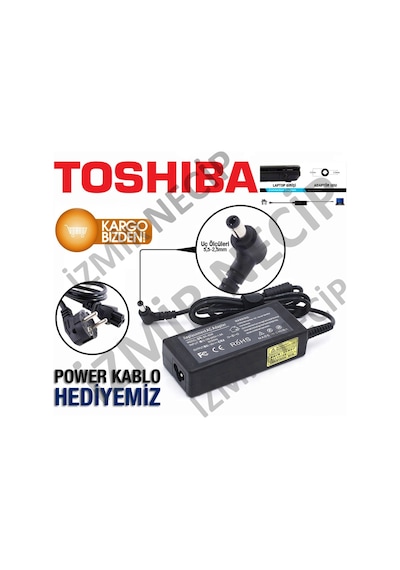 Toshıba Uyumlu 19 Volt 4.74 Amper Şarj Aleti