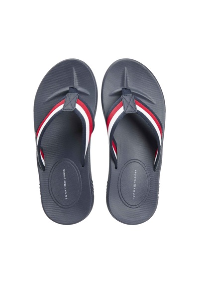 Tommy Hilfiger Erkek Marka Logolu Günlük Kullanıma Uygun Mavi Terlik Fm0fm05803 0gy
