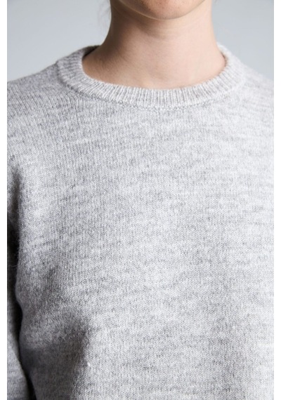 Defacto Regular Fit Bisiklet Yaka Triko Basic Kazak H9438ax26wngr156 Gri-gr156