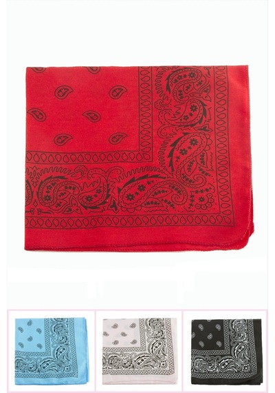 Zenviac456 Oval Desenli Keten Bandana 50 50 Zenviac45678