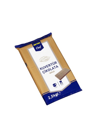 Metro Chef Sütlü Kuvertür Çikolata 2,5 Kg Pastacılık Ürünü Tarı