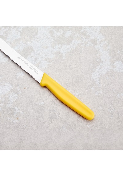 Aryıldız Solo Domates Bıçağı Sarı 11 Cm Renkli