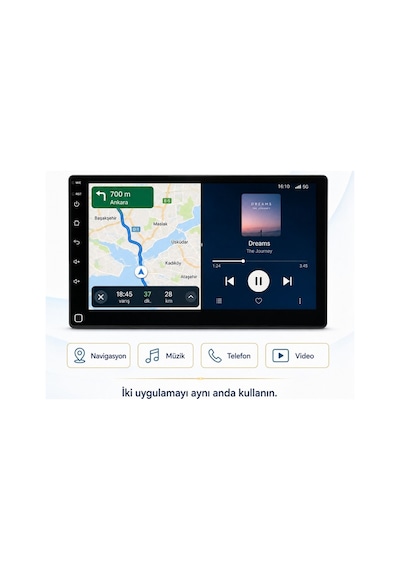 Geri Görüş Kamerası - Android Multimedya Uyumlu
