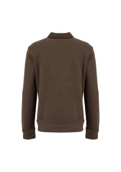 Fabrika Kahverengi Erkek Sweatshirt F6wm-swt 2253 Açık Kahverengi