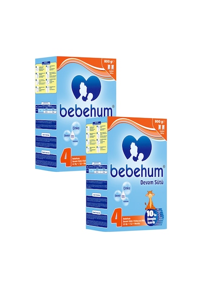 Bebehum 4 Numara Devam Sütü 12 Ay+ 800 gr x 2 Adet