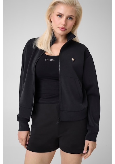 Guess Olympe Scuba Kadın Sweatshirt V6yq17k4313 Siyah