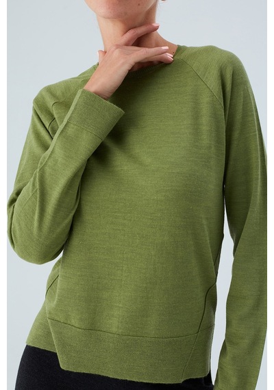 Peraluna Vanessa Pullover Merino Yünlü Yanları Yırtmaçlı Ince Kadın Triko Kazak Yeşil-yeşil Yeşil Peraluna Vanessa Pullover Merino Yünlü Yanları Yırtmaçlı Ince Kadın Triko Kazak Yeşil-yeşil Yeşil