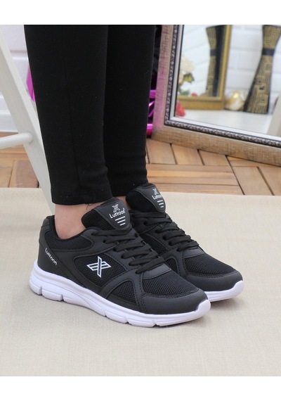 Luttoon 251 Siyah Beyaz 36-40 Unisex Spor Ayakkabı Siyah&beyaz