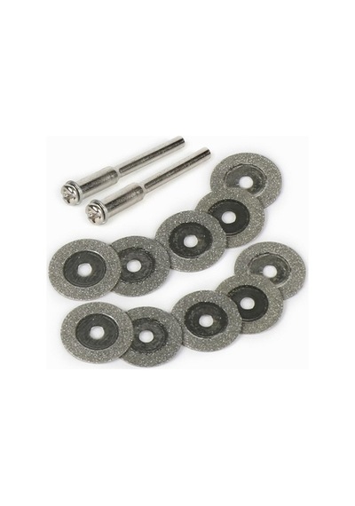 12 Parça 16 Mm Elmas Taşlama Diski Minii Dairesel Disk