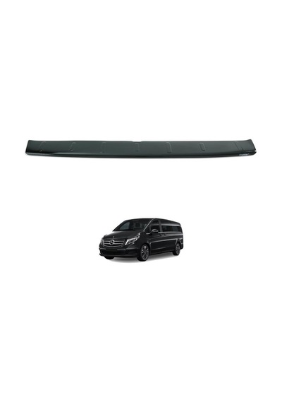 Mercedes V Class Ferrous Arka Tampon Üstü Koruyucu Parlak 2019 Ve Üstü