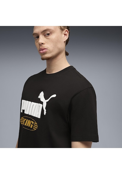 Puma Future Archive King Unisex Siyah Günlük Stil T-shirt 63440601 Siyah