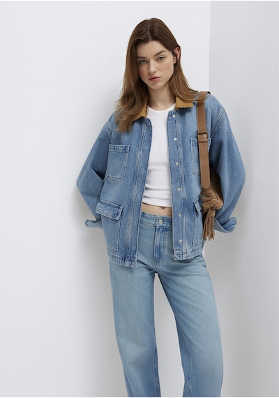 Mavi - The Road Iconic Vintage Indigo Mavisi Jean Ceket 1121100-a3859 Lacivert Mavi - The Road Iconic Vintage Indigo Mavisi Jean Ceket 1121100-a3859 Lacivert