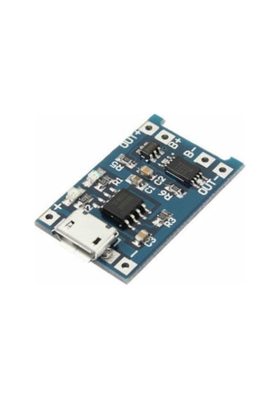 Tp4056 Korumalı Lityum Pil Şarj Devresi Micro Usb Batarya