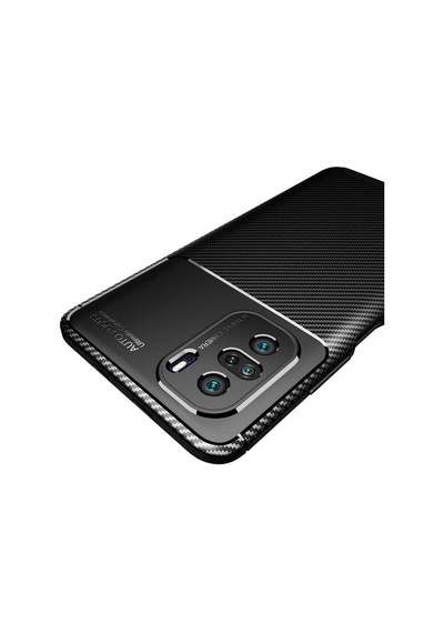 Xiaomi Poco F3 Kılıf Zore Negro Karbon Tasarım Silikon Kılıf