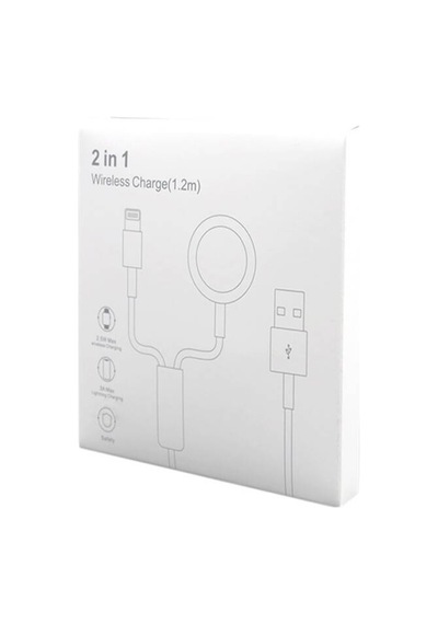 Watch Ve Lightning Şarj Kablosu - Usb-a Girişlidir