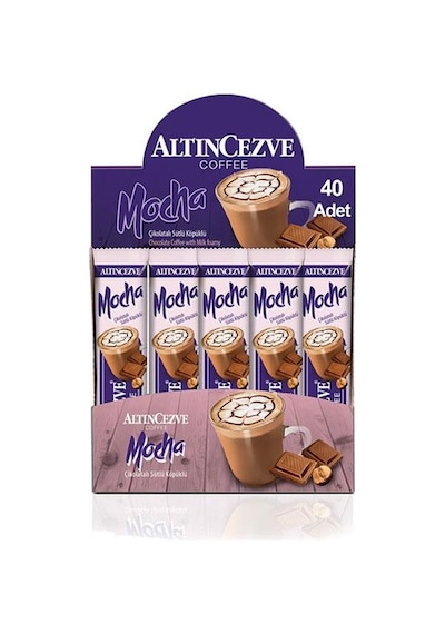 Altıncezve 3ü 1 Arada Üçü Bir Arada Mocha Çikolatalı Sütlü Köpüklü Tek İçimlik 40 x 17 G