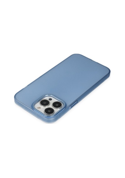Apple Uyumlu iPhone 14 Pro Max Uyumlu Kılıf Modos Metal Kapak - Mavi