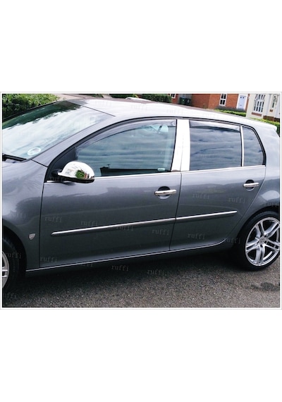 Vw Golf 5 Krom Cam Çıtası 4 Prç. 2004-2009 P. Çelik