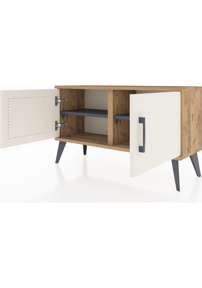 Arges Şifonyer 2 Raflı 2 Kapaklı 88x30x48 Çam-aytaşı/antrasit Aytaşı/antrasit Arges Şifonyer 2 Raflı 2 Kapaklı 88x30x48 Çam-aytaşı/antrasit Aytaşı/antrasit